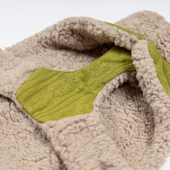 Попона для собак Gigi Pet Fashion, М фісташковий, бежевий