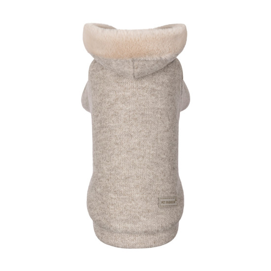 Толстовка для собак Flex Pet Fashion, S сірий меланж