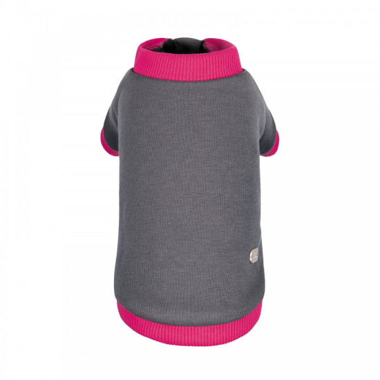 Толстовка Pet Fashion BIM для собак сіро-рожева М