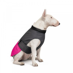 Попона Pet Fashion Roy для собак малиновий/сірий 4XL