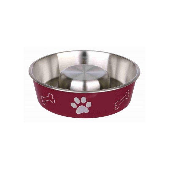 Миска Trixie Slow Feed для собак з нержавіючої сталі кругова 1,4 л 21 см