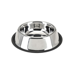 Миска SWI для собак металева на гумі 2,2 л