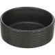 Миска Trixie для собак керамічна чорна 400 мл 13 см