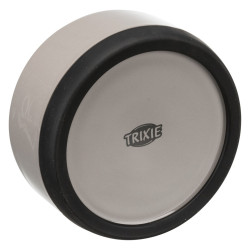 Миска Trixie для собак керамічна з резиновою основою 0,4 л 12 см сіра