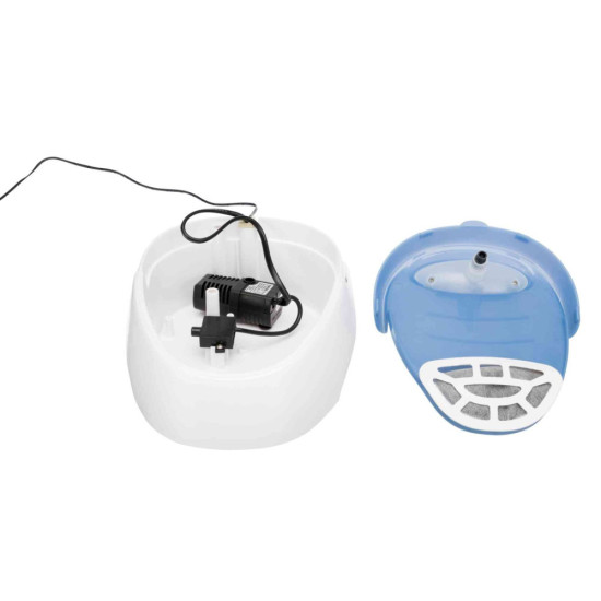 Фонтан Trixie автоматичний на 2 режими пластик 1 л 20 х 12 х 23 см біло-блакитний