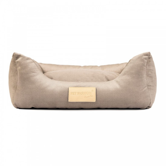 Лежак Pet Fashion Molly №1 для собак і котів пісочний 52х40х17 см