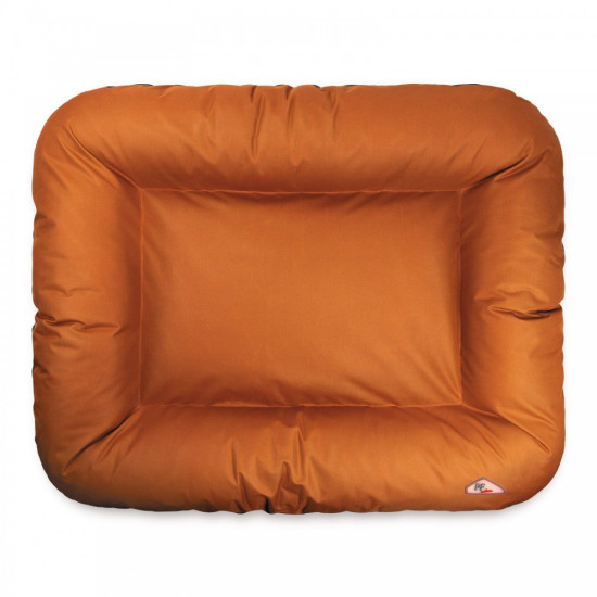 Лежак Pet Fashion Askold 4 для собак теракотовий/сірий 80x60x13 см