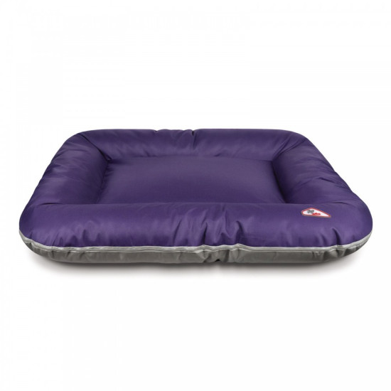 Лежак Pet Fashion Askold 4 для собак фіолетовий/сірий 80x60x13 см