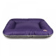 Лежак Pet Fashion Askold 4 для собак фіолетовий/сірий 80x60x13 см