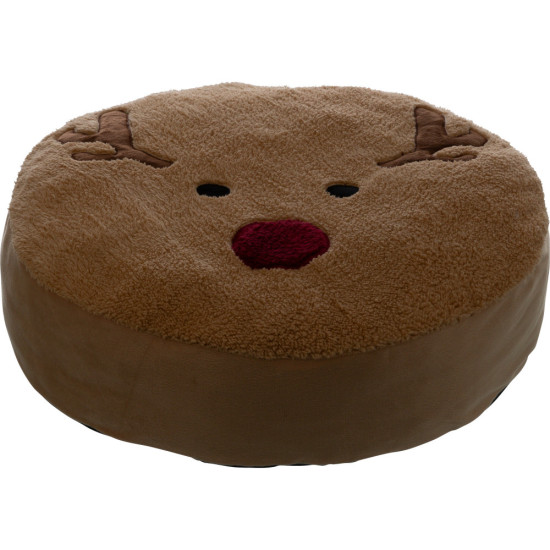 Лежак Trixie Різдв_яний олень круглий світло-коричневий 60см арт92374