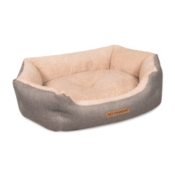 Лежак Pet Fashion BRIG для собак кавовий, 58*48*20