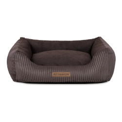Лежак Pet Fashion DEVID для собак шоколадний 62*50*19