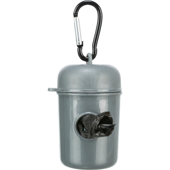 Контейнер Trixie для збиральних пакетів пластиковий з 2 рулонами пакетів для фекалій розмір М 20 шт/рулон