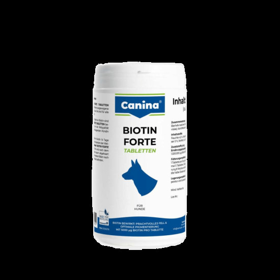 Вітамінний комплекс Canina Biotin Forte Tabletten для собак Біотин інтенсивний курс для шерсті 700 г 210 табл.