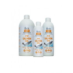 Вітаміни Brit Care лососева олія для собак для покращення стану шкіри та шерсті 1 л