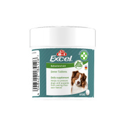 Вітаміни 8in1 Excel Deter для цуценят та дорослих собак від копрофагії 100  шт