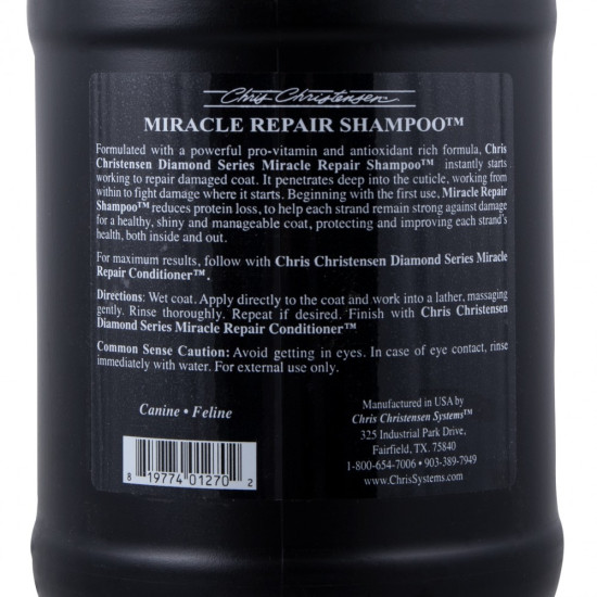Шампунь Chris Christensen Miracle Repair для собак та котів     3,8л