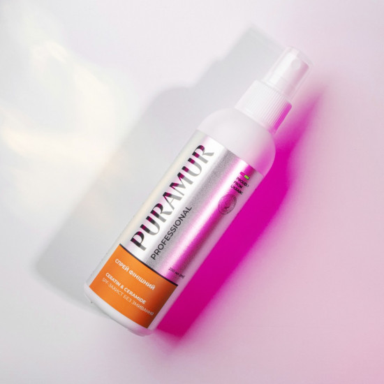 Спрей фінішний PURAMUR Ceratin and Ceramide SPF-захист без змивання 200 мл