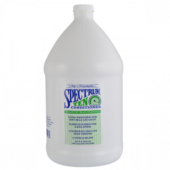 Кондиціонер Chris Christensen Spectrum Ten для собак та котів для тонкої та шовковистої шерсті 3,8 л