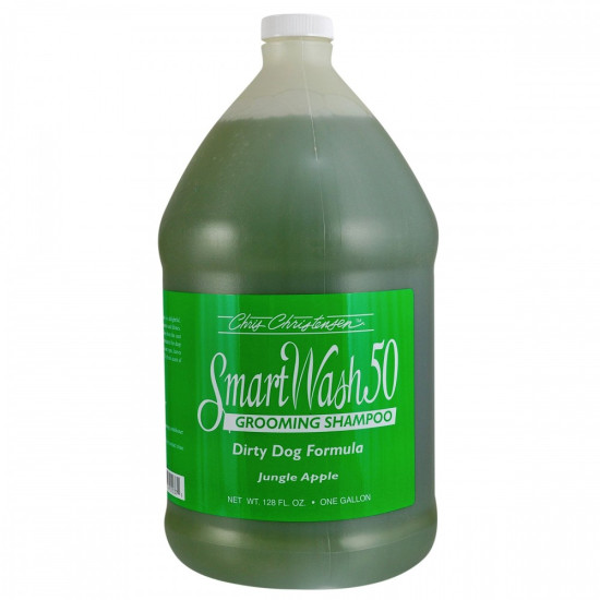 Шампунь Chris Christensen Smart Wash 50 Jungle Apple для собак та котів яблуко 3,8 л