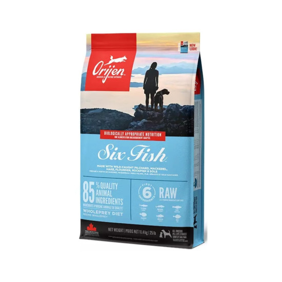 Сухий корм для собак Orijen 6 Fish 2 кг (0064992183202)