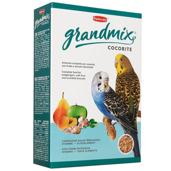 Корм для птахів Padovan GrMix Cocorite для хвилястих папуг 1 кг (8001254001838)