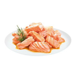 Вологий корм для кішок Brit Premium Delicate Fillets in Gravy Salmon для стерилізованих (8595602570607)