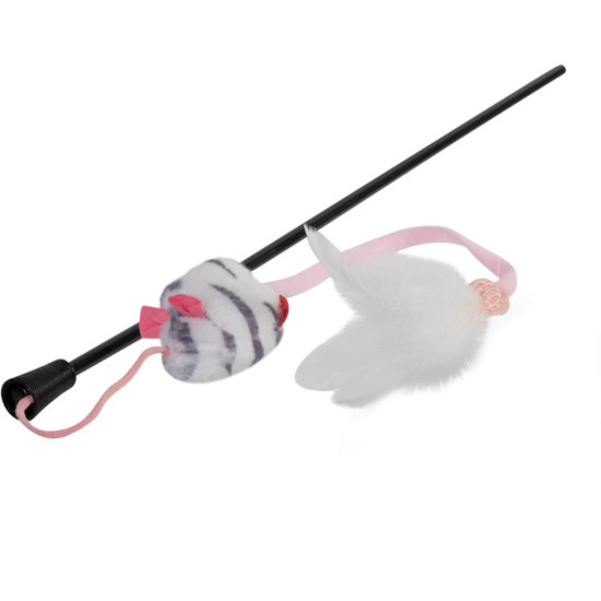 Іграшка для котів GiGwi Teaser Дражнилка з мишкою зі звуковим ефектом 51 см (75111)