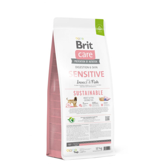 Сухий корм для собак Brit Care Dog Sustainable Sensitive Insect and Fish 12 кг (8595602559190)