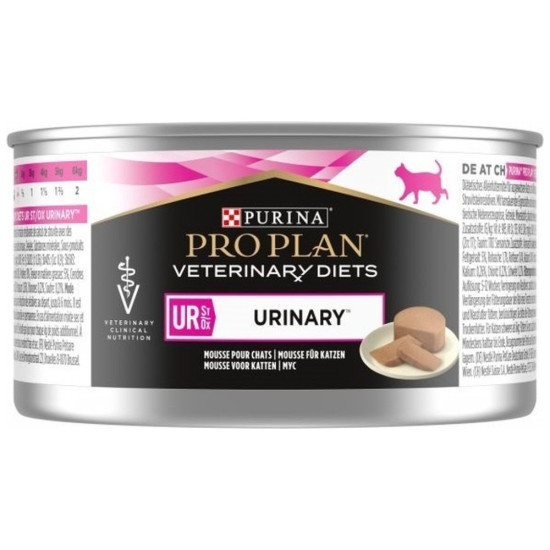 Вологий корм для кішок Purina Pro Plan Veterinary Diets UR ST/OX Urinary При сечокам'яній хворобі 195 г (8445290093431)