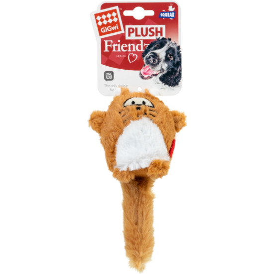 Іграшка для собак GiGwi Plush Лисиця з великою пищалкою 18 см (75220)