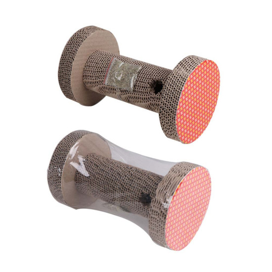 Дряпка (кігтеточка) для котів Eastland Гантель з котячою м'ятою 15x25 см (6970115703209)