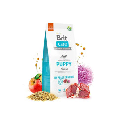 Сухий корм для собак Brit Care Dog Hypoallergenic Puppy гіпоалергенний з ягням 1 кг (8595602558971)
