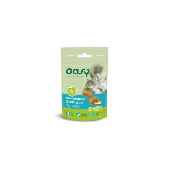 Ласощі для котів OASY TREATS Sterilized 60 г (8053017343204)