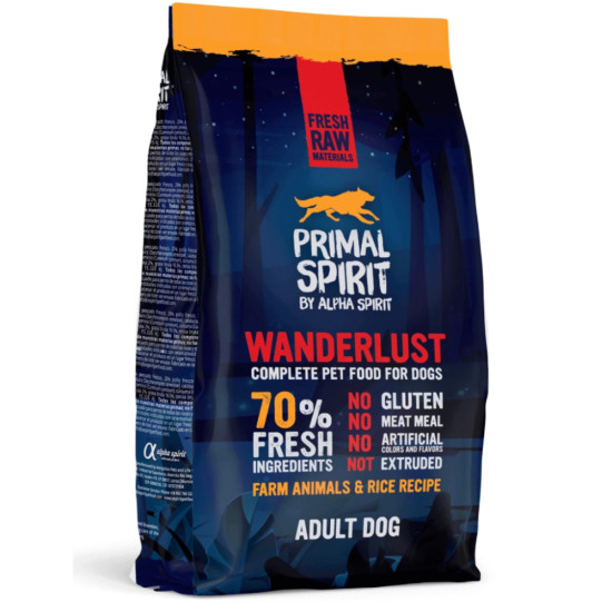Сухий корм для собак Alpha Spirit Primal Wanderlust 1 кг (8436586310868)