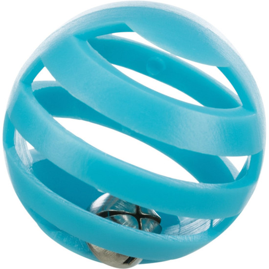 Іграшка для котів Trixie М'ячики пластикові з дзвіночками 4 см (набір 4 шт.) (4011905045214)