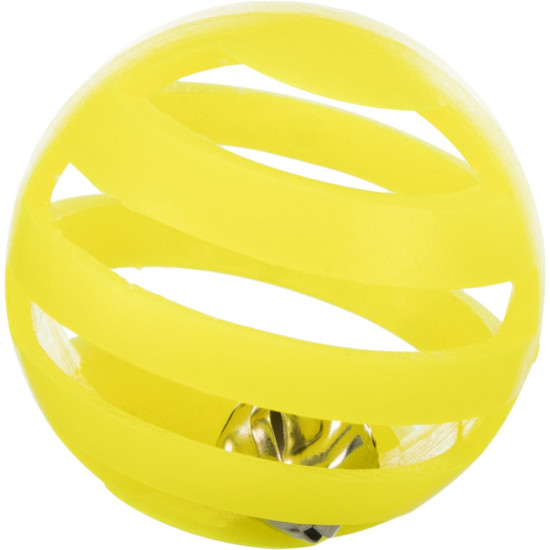 Іграшка для котів Trixie М'ячики пластикові з дзвіночками 4 см (набір 4 шт.) (4011905045214)