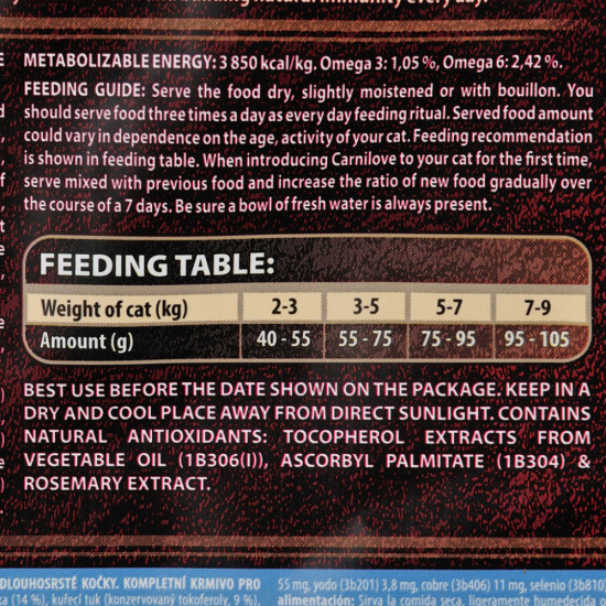 Сухий корм для кішок Carnilove Cat Sensitive and Long Hair 2 кг (8595602512287)