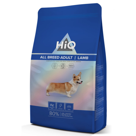 Сухий корм для собак HiQ All Breed Adult Lamb 11 кг (HIQ46380)