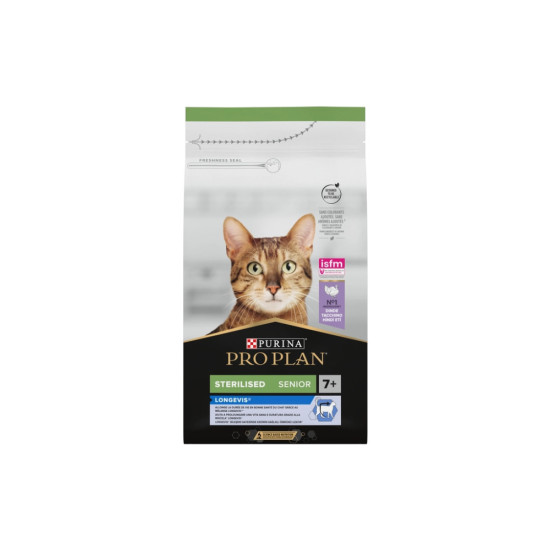 Сухий корм для кішок Purina Pro Plan Sterilised Senior з індичкою 1.5 кг (7613034989673)