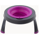 Посуд для собак Dexas Миска одинарна на складній підставці-велика 960 мл пурпурна (0084297309107)