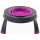 Посуд для собак Dexas Миска одинарна на складній підставці-велика 960 мл пурпурна (0084297309107)