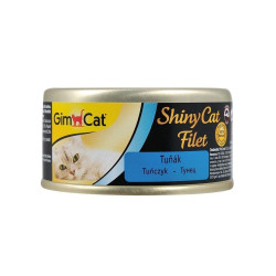 Консерви для котів GimCat Shiny Cat Filet З тунцем 70 г (4002064413815)