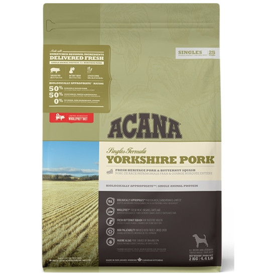 Сухий корм для собак ACANA Yorkshire Pork 2 кг (0064992572204)