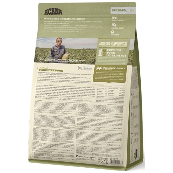 Сухий корм для собак ACANA Yorkshire Pork 2 кг (0064992572204)