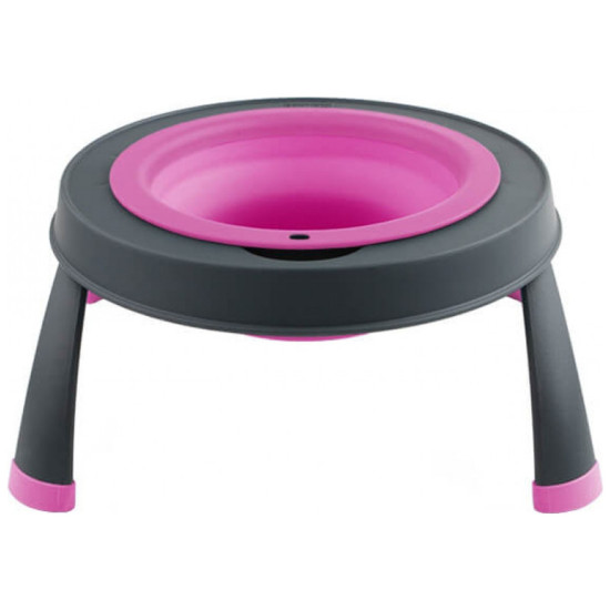 Посуд для собак Dexas Миска одинарна на складній підставці-мала 360 мл пурпурна (0084297309077)