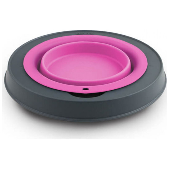 Посуд для собак Dexas Миска одинарна на складній підставці-мала 360 мл пурпурна (0084297309077)