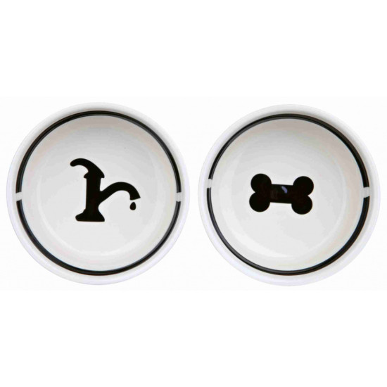 Посуд для собак Trixie Eat on Feet підставка з мисками 250 мл/13 см (4011905246406)