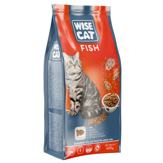 Сухий корм для кішок Wise Cat Fish 10 кг (4820111141296)