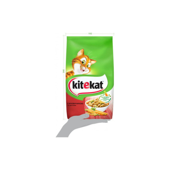 Сухий корм для кішок Kitekat Яловичина з овочами 1.8 кг (5900951137877)